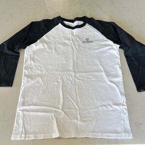 Vans Kids Original Black and White Raglan Shirt